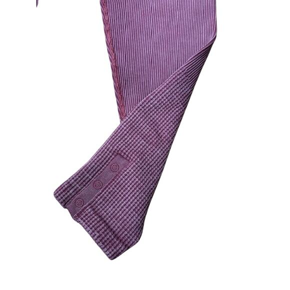 Offline By Aerie Burgundy Ribbed Women's 7/8 Leggings Size Large - Picture 3 of 5